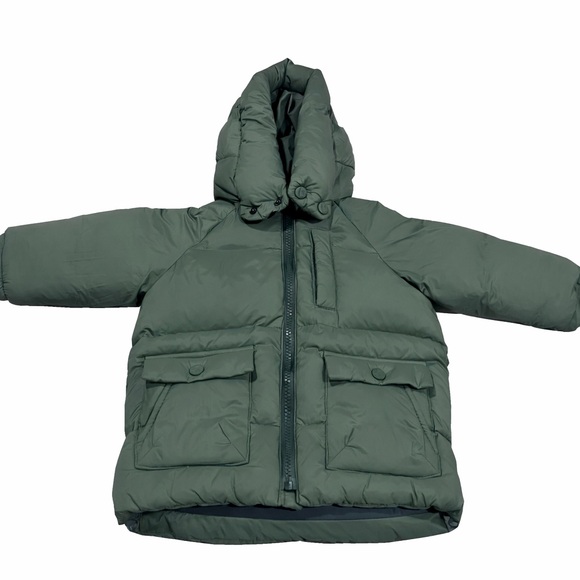 Zara Other - Zara Kids Puff Jacket in Olive Green